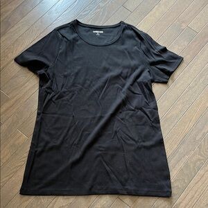 Lands End NWT black tee XL